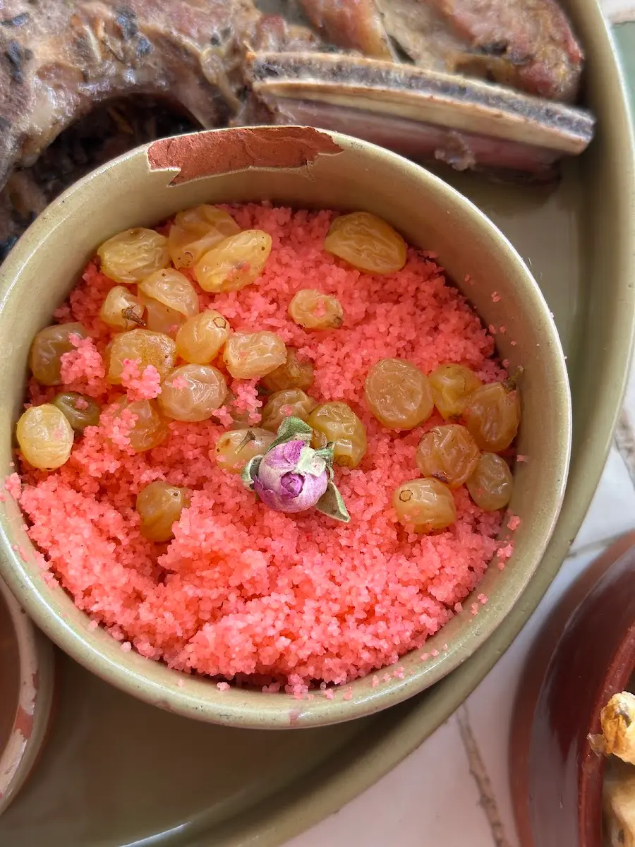 The house rose-tinted couscous