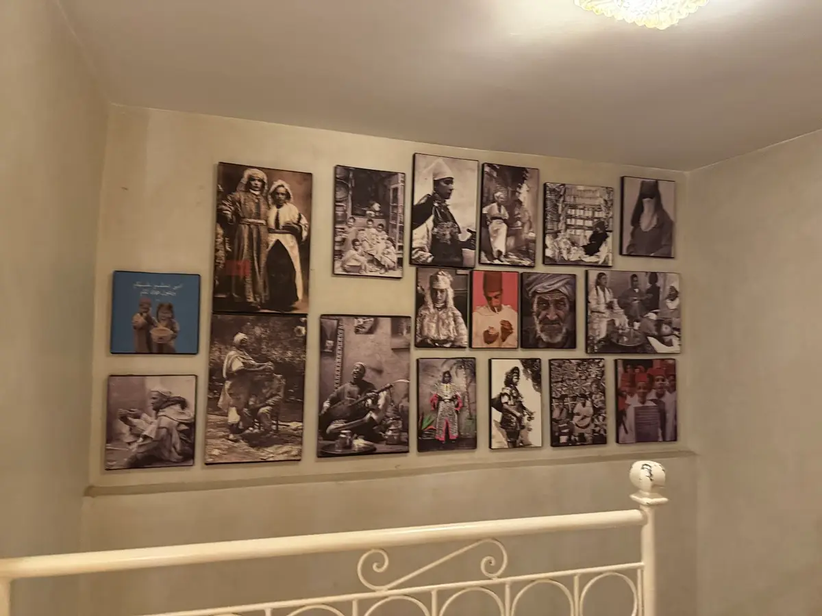 Vintage portrait wall